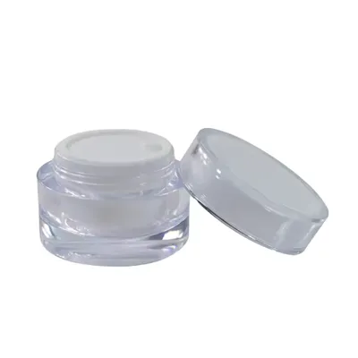 Pots d'emmagatzematge acrílics